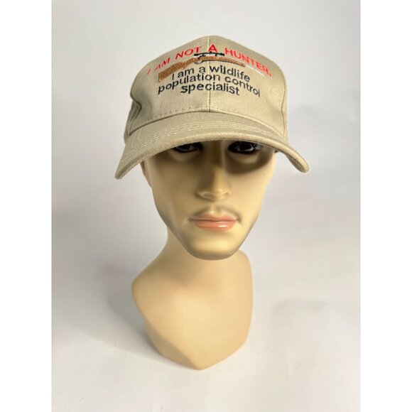 Novelty Baseball Cap "I Am Not A Hunter I Am A Wildlife Population Control Speci - Picture 2 of 16